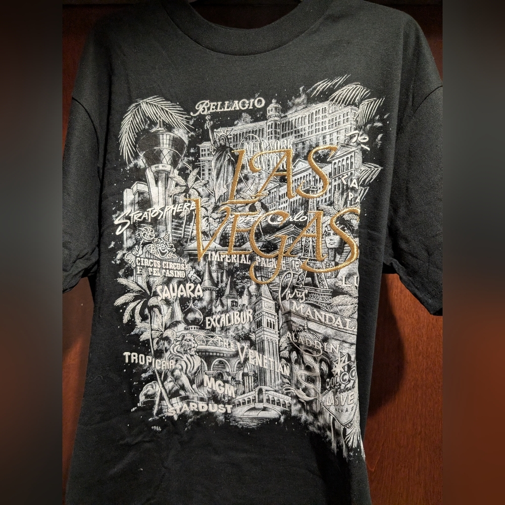 Bellagio Las Vegas Graphic Tee XL 100% Preshrunk Cotton - Picture 2 of 5